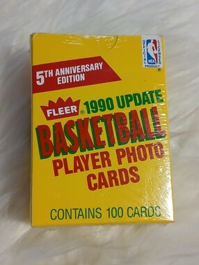 1990 Update Basketball Player Photo Cards - Yellow Pack